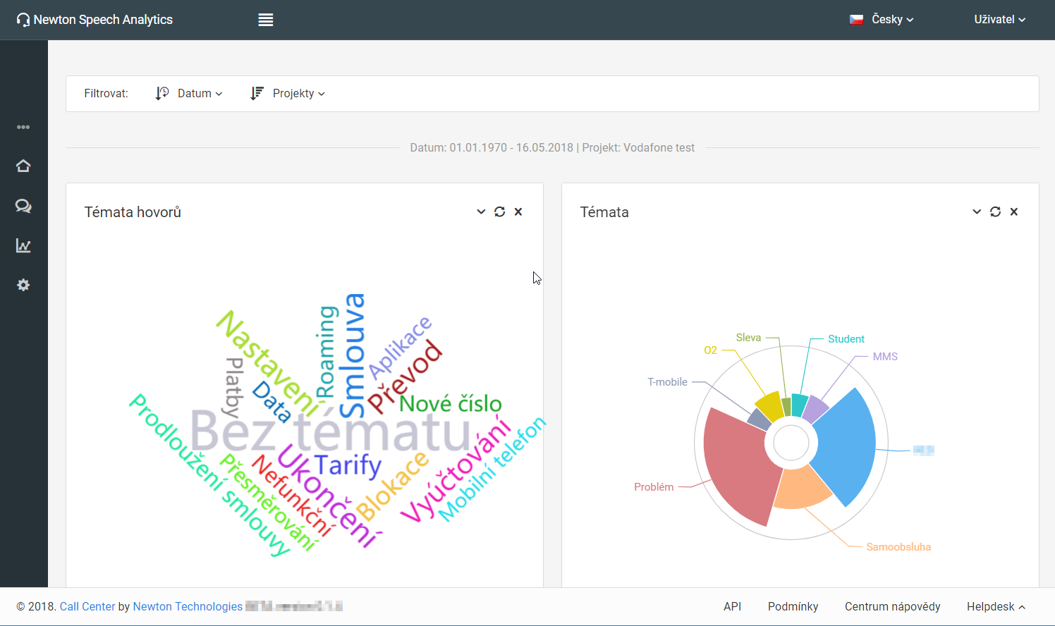 Tools for automatic processing <br> and analysis of telephone calls 